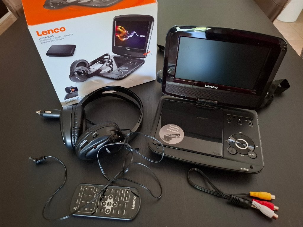 Lenco draagbare DVD speler met scherm te koop, Gebruikt, Draagbaar, Ophalen, Overige merken