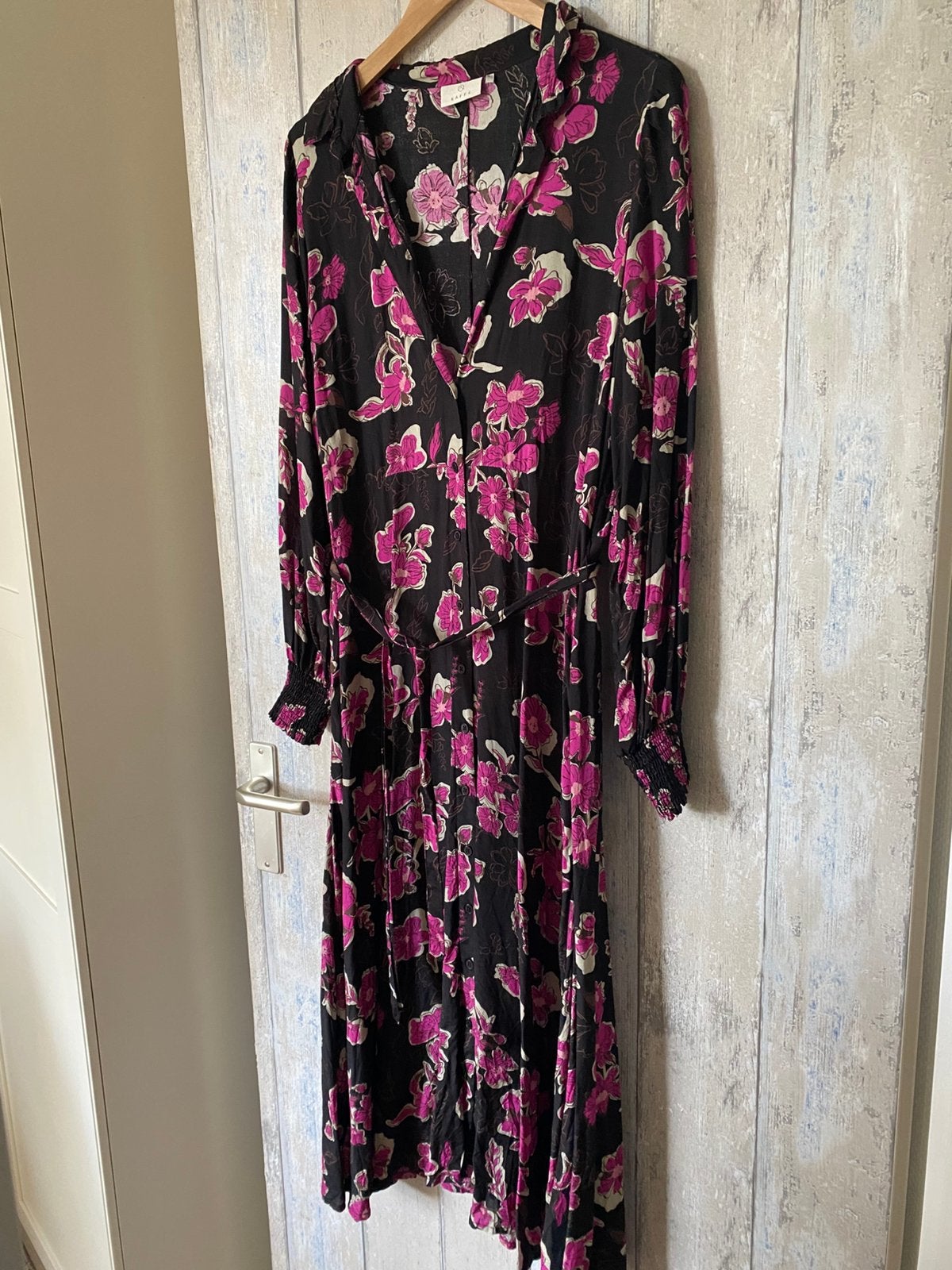 Lange jurk maat 40, Kleding | Dames, Verzenden, Zo goed als nieuw, Maat 38/40 (M), Onder de knie