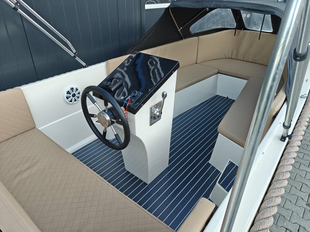 Lago Amore 485 - 15 pk Honda | 1e eigenaar | 2021, 10 tot 30 pk, Gebruikt, 3 tot 6 meter, Buitenboordmotor