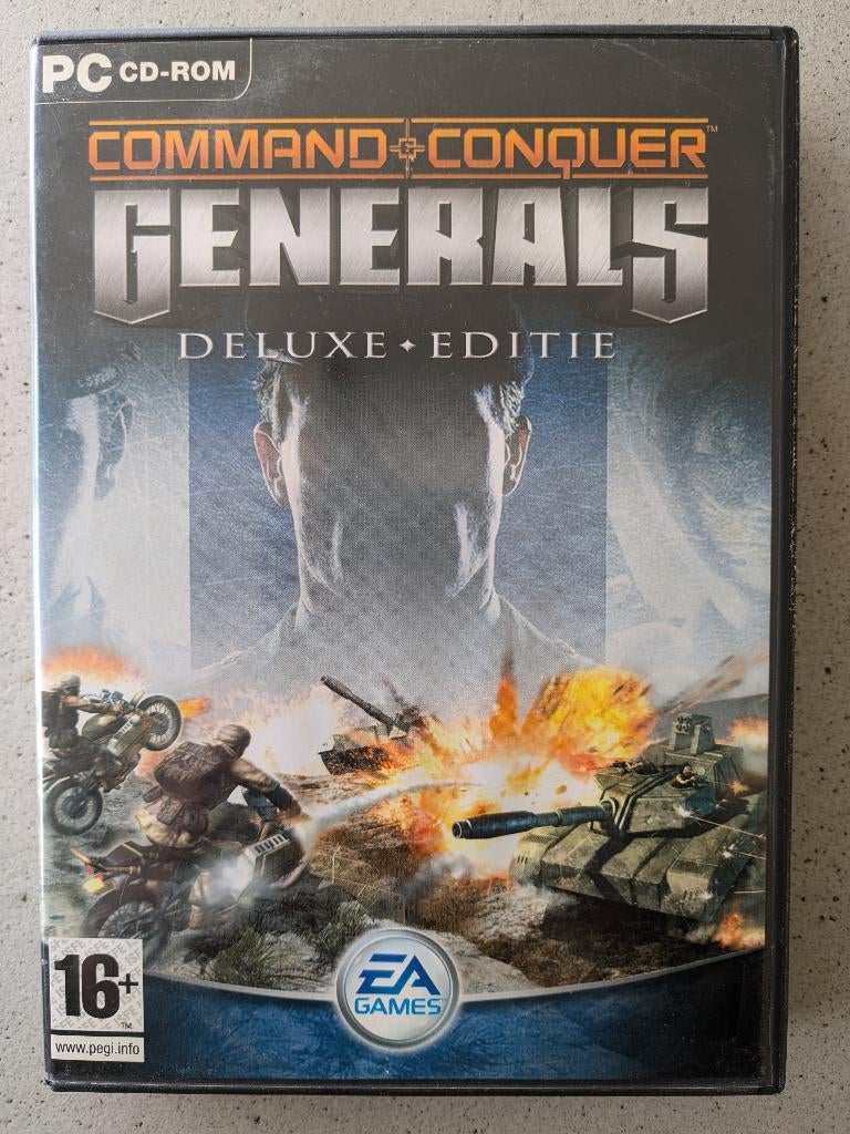 Command & Conquer Generals Deluxe Editie PC CD-ROM, Online, Gebruikt, 1 speler, Ophalen of Verzenden