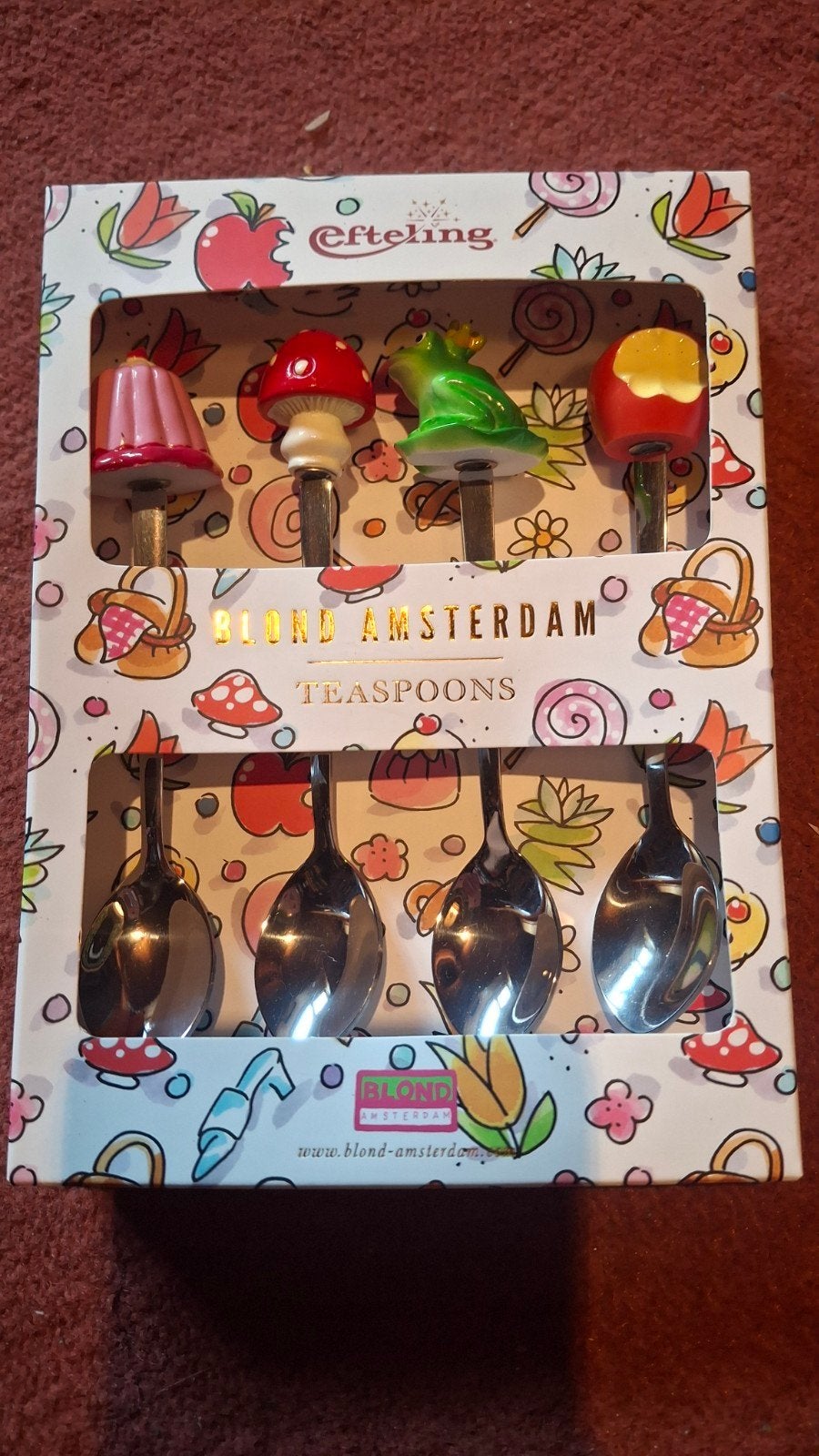 Blond Amsterdam Efteling Theelepels - Nieuw in doos, Blond Amsterdam, Overige typen, Nieuw, Ophalen of Verzenden