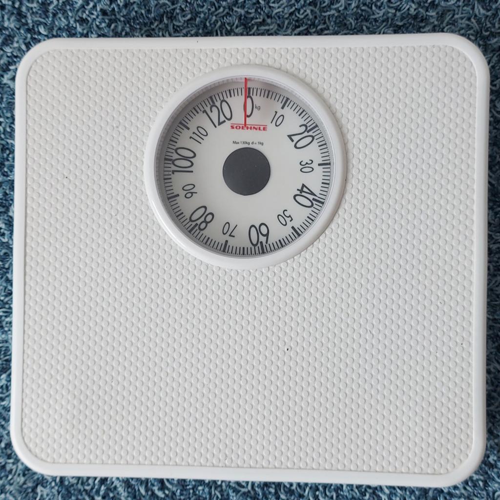 Soehnle Tempo White Personenweegschaal - Analoog, 100 kg of meer, Ophalen of Verzenden, Zo goed als nieuw, Personenweegschaal