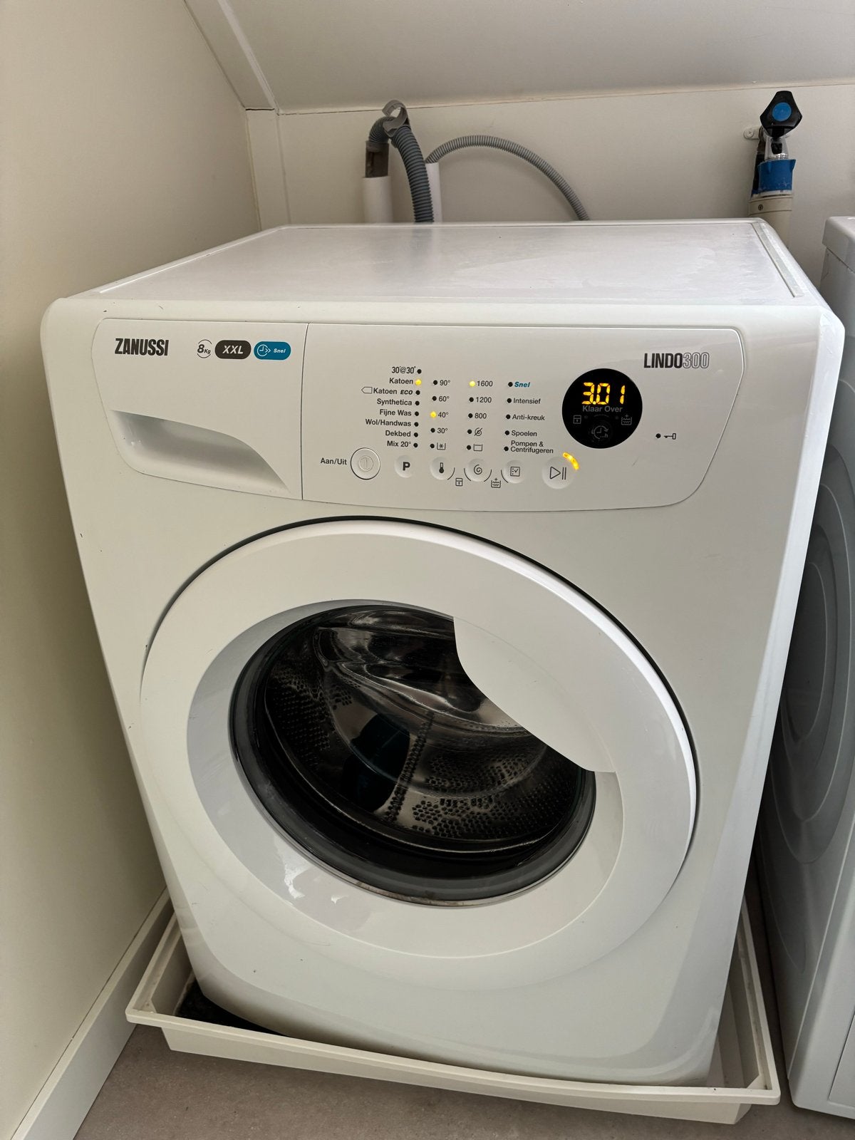 Zanussi Lindo 300 8kg Wasmachine, Witgoed en Apparatuur, 6 tot 8 kg, Gebruikt, Handwasprogramma, Ophalen of Verzenden