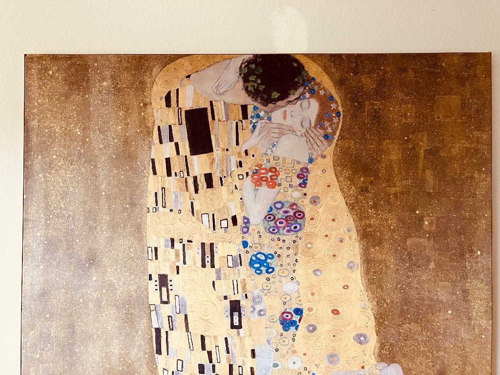 Schilderij Gustav Klimt, Antiek en Kunst, Ophalen, Overige technieken, Overige onderwerpen, Doek