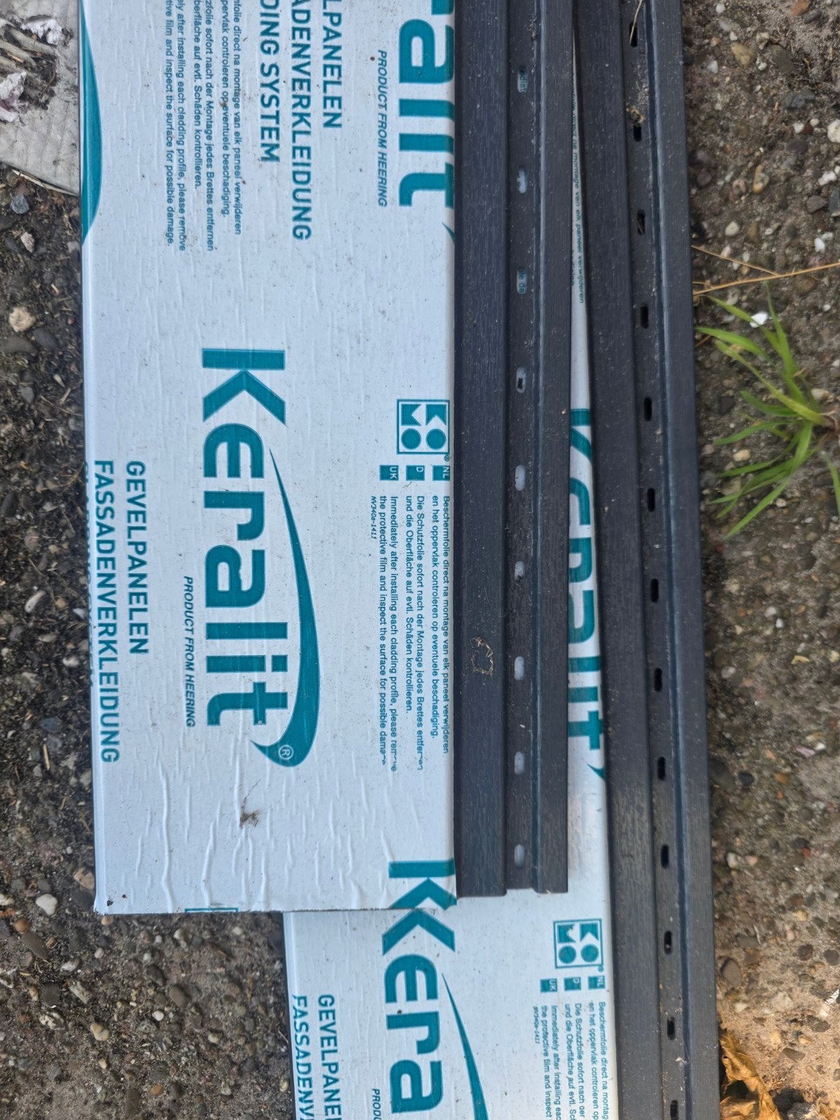 Keralit Sponningdeel Gevelpanelen antraciet - Nieuw, Ophalen, Nieuw