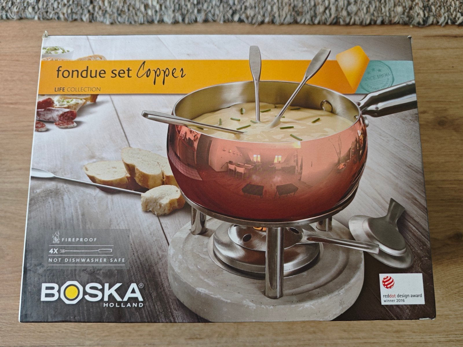 Boska Fondue set koper - nieuw in de doos, Ophalen of Verzenden, Nieuw, Brander, Fondueset