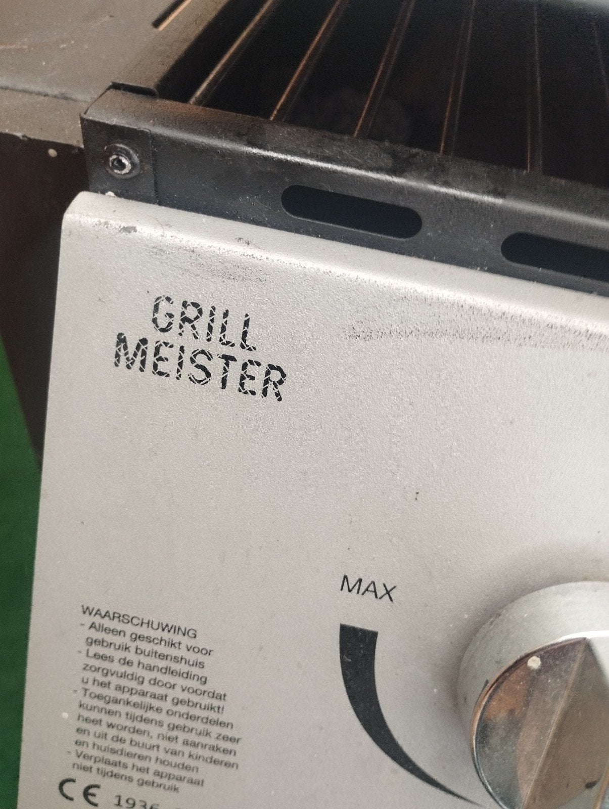 Grill Meister Gasbarbecue met lavastenen, Ophalen, Gebruikt, Grill Meister