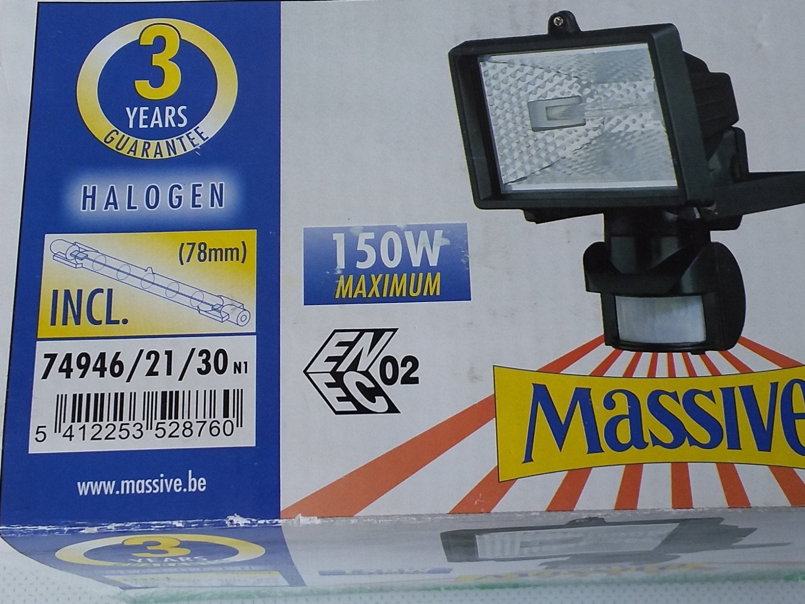 Halogeen massive buiten lamp. Nieuw., Ophalen of Verzenden, Nieuw