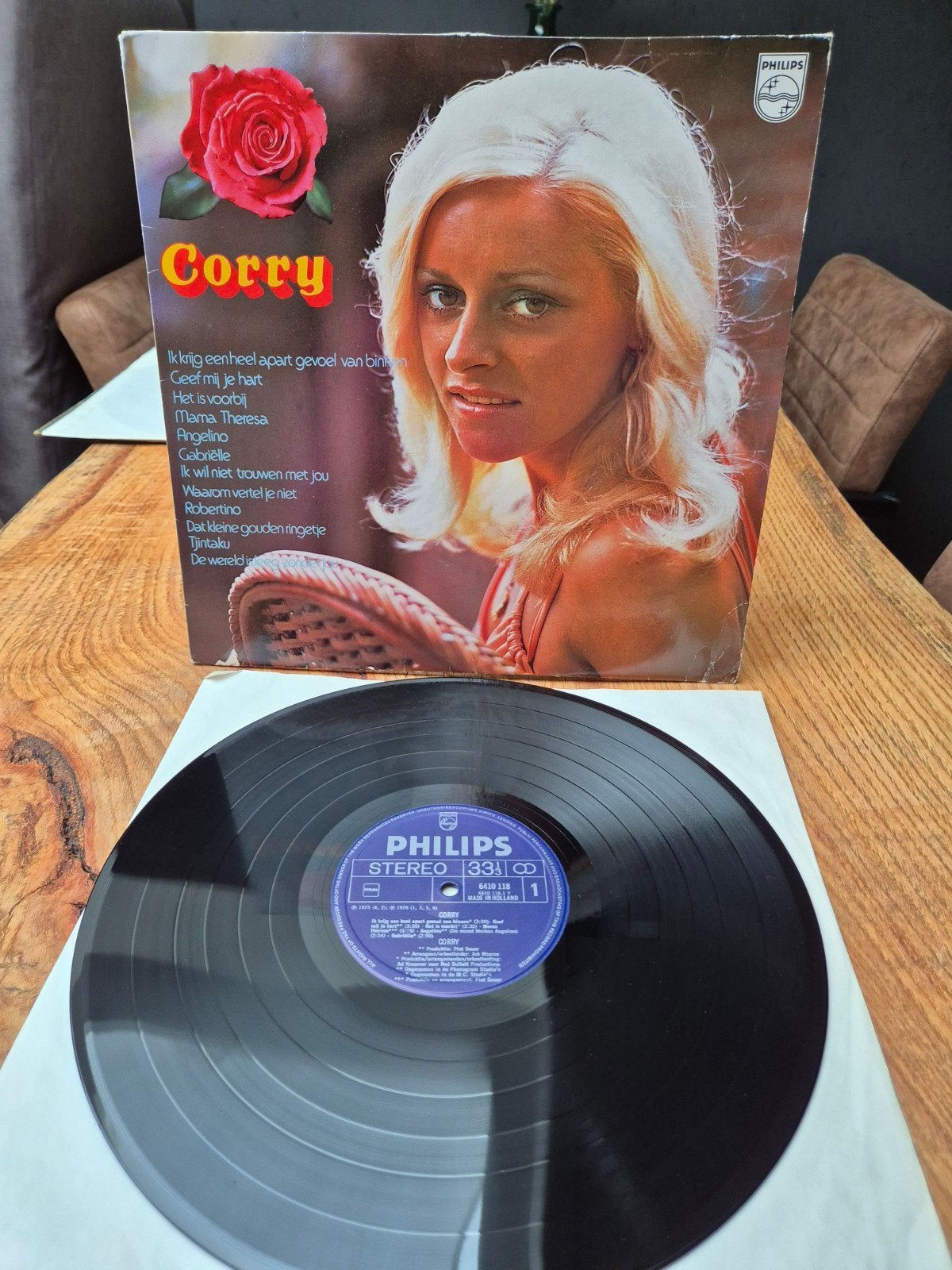 Corry - Corry LP (1973) Philips Stereo 6410 118, LP, Gebruikt, Ophalen of Verzenden, Levenslied of Smartlap