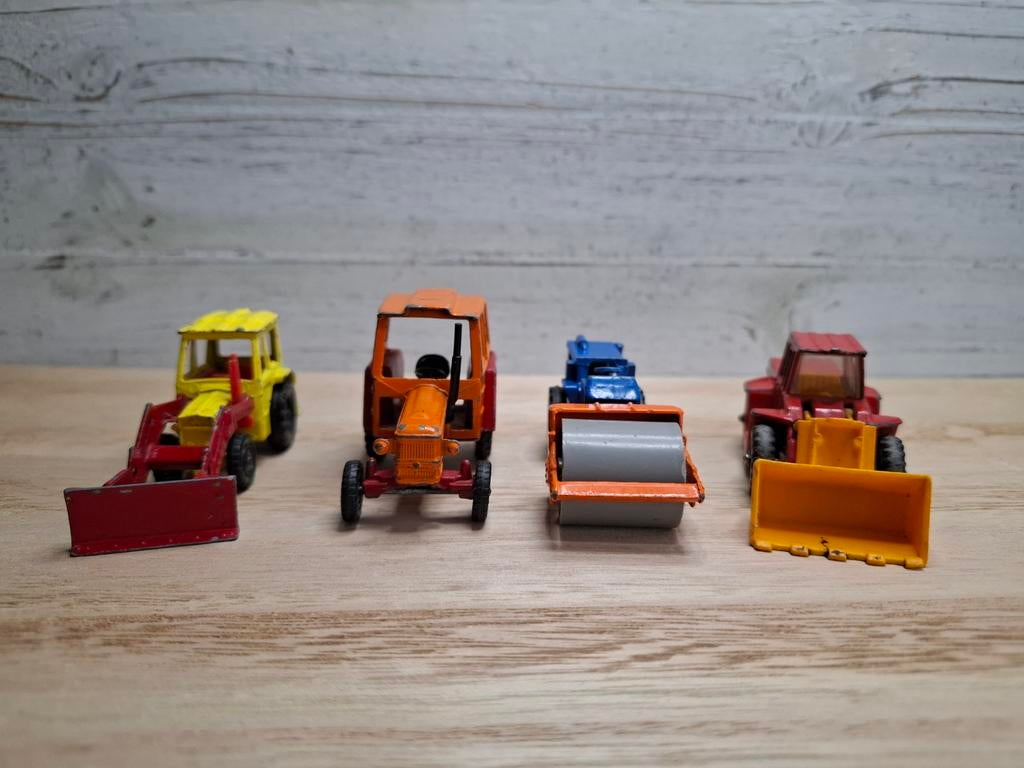 Corgi Juniors Bouwvoertuigen Set - Vintage Speelgoed, Ophalen of Verzenden, Gebruikt, Overige typen