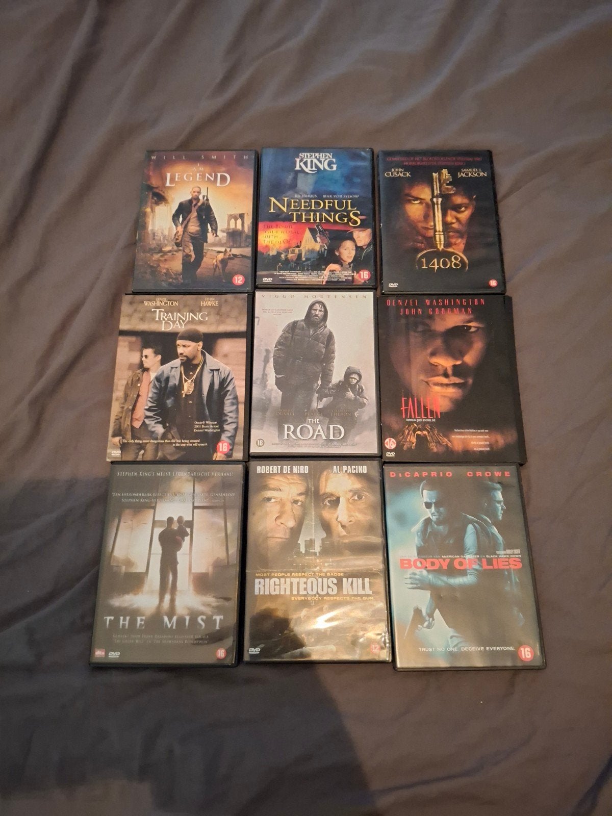 Diverse Blu-ray/DVD collectie: Actie, Thriller, Horror, Ophalen, Vanaf 16 jaar, Inclusief doosje, Gebruikt