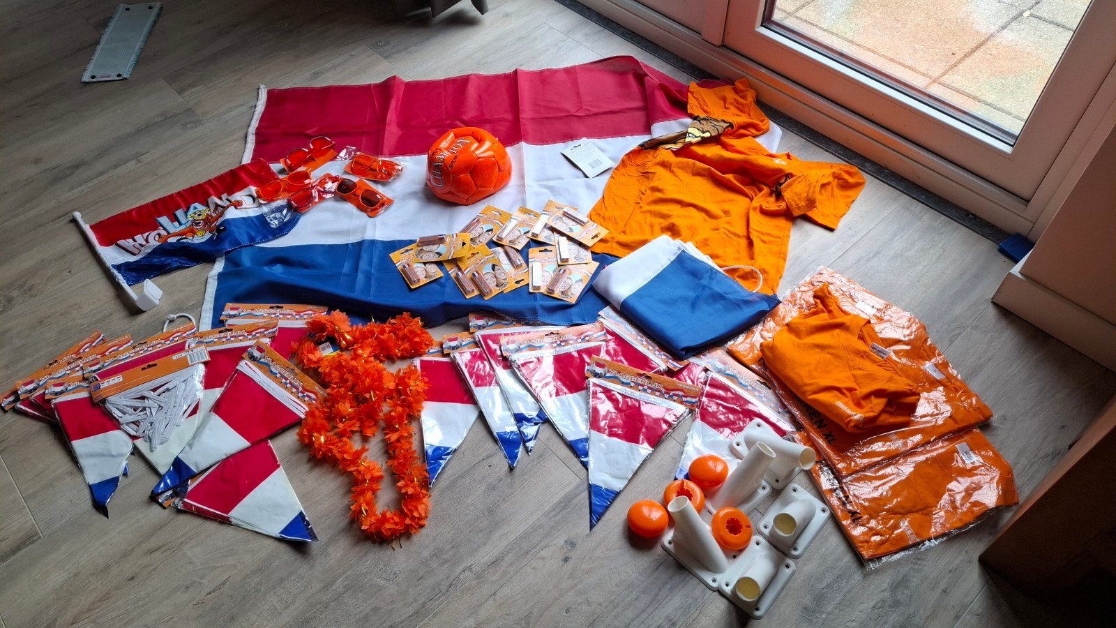 Oranje spullen nederlandselftal, Ophalen of Verzenden