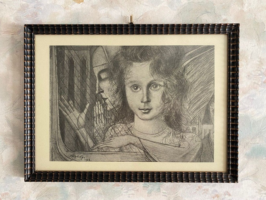 Jan   Toorop  .  1922, Antiek en Kunst, Kunst | Litho's en Zeefdrukken, Ophalen of Verzenden