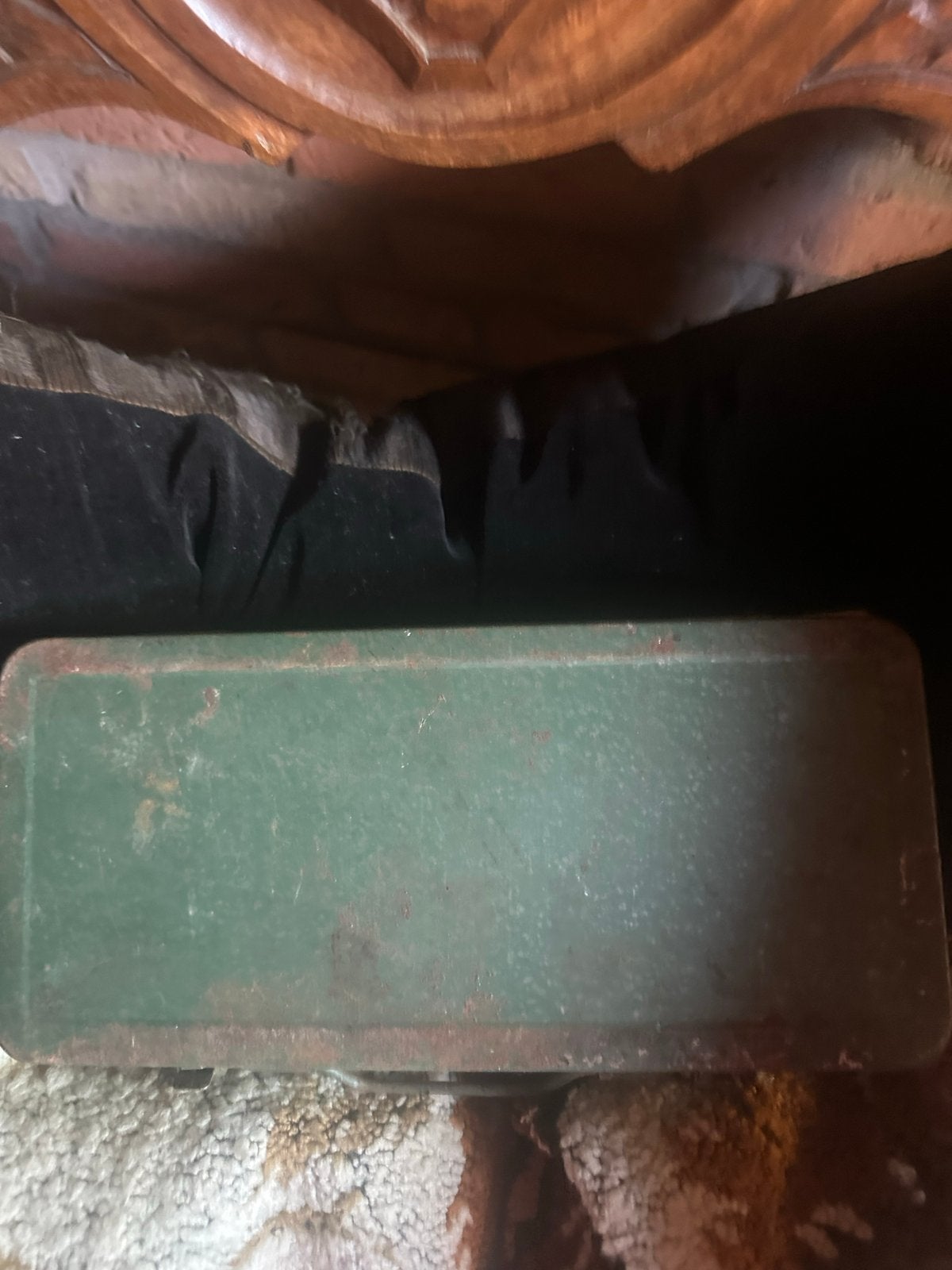 Oude doppenset in metalen doos - onderhoud nodig, Ophalen of Verzenden, Gebruikt, Gereedschapsset, Overige merken