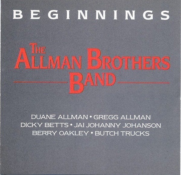 The allman brothers band – beginnings cd 827 588-2 - 1986, Verzenden, Zo goed als nieuw, Poprock