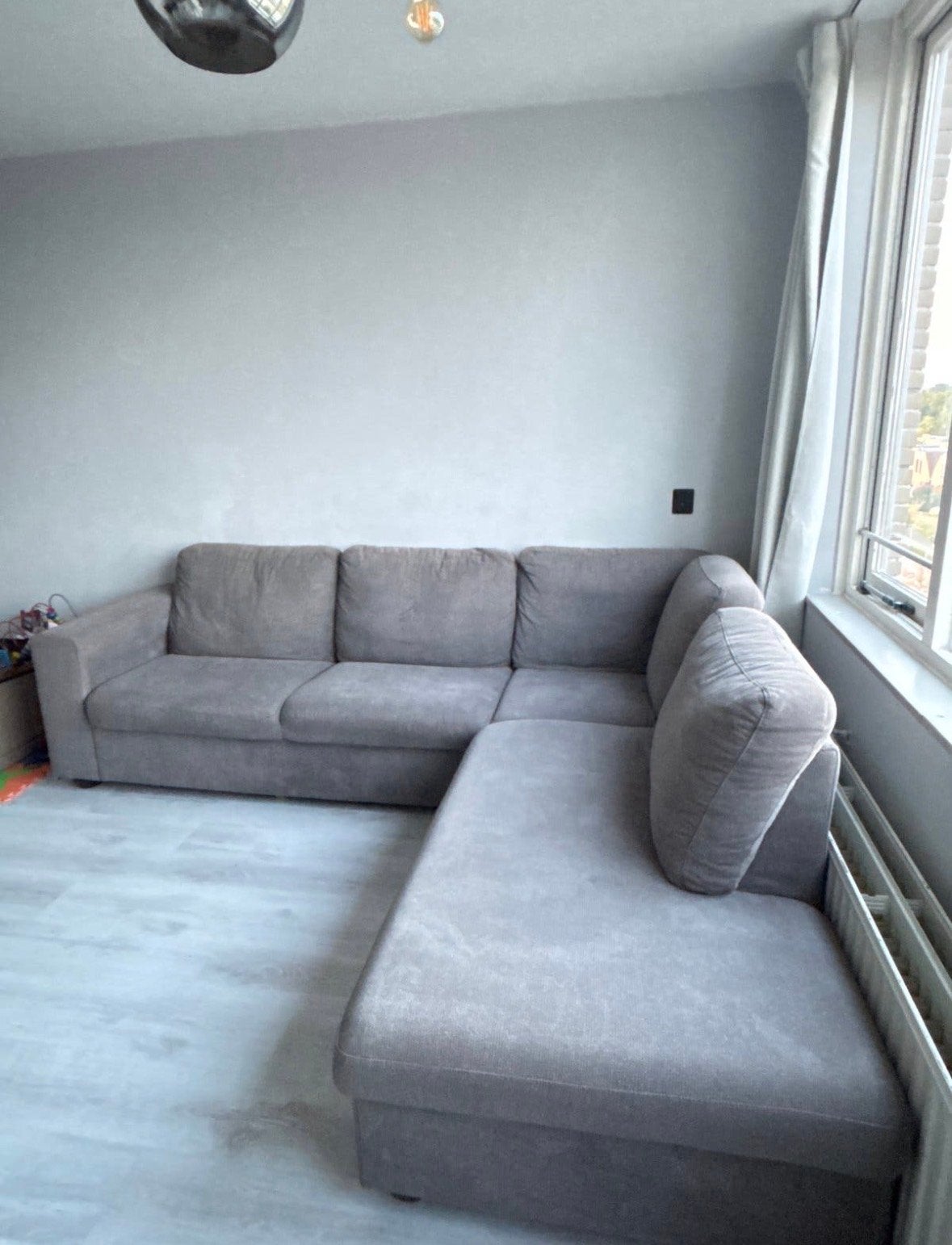 Comfortabele hoekbank - direct ophalen, Gebruikt, Hoekbank, Ophalen of Verzenden, Stof