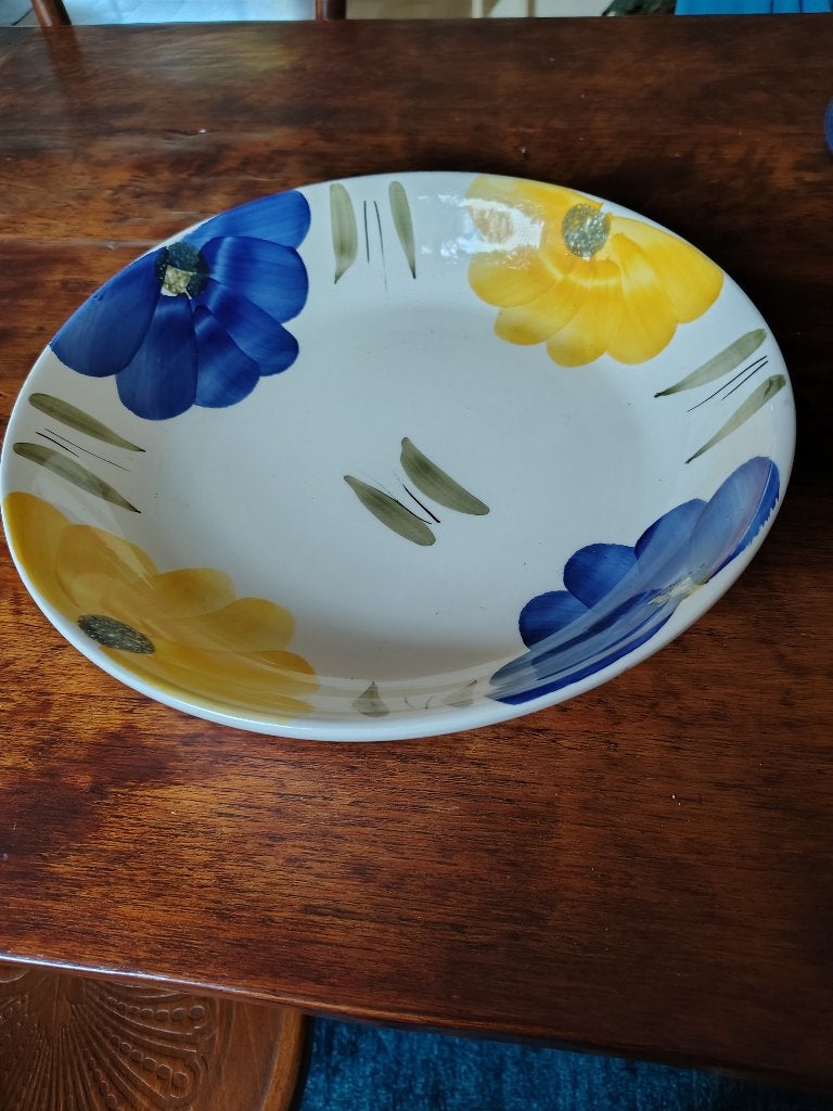 Italiaanse vintage schaal La Primula, Ophalen, Porselein of Keramiek, Schaal, Rond