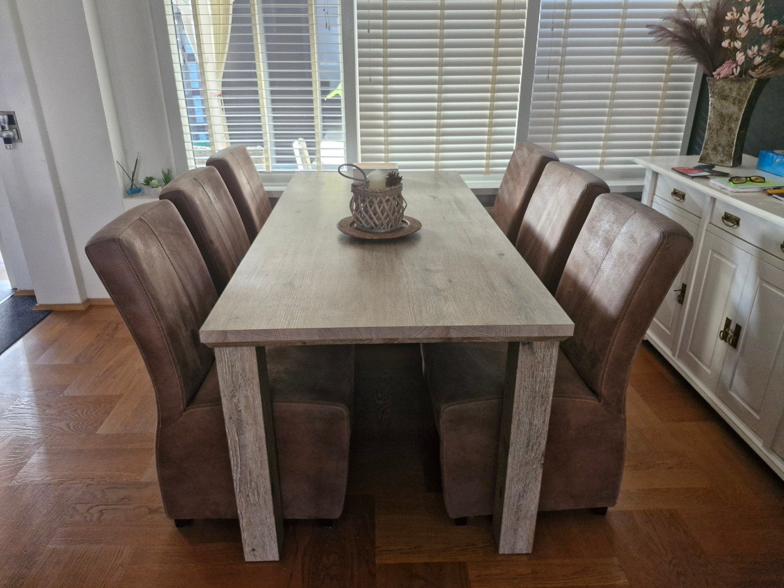 eetkamerstoelen, Ophalen, Bruin, Vijf, Zes of meer stoelen