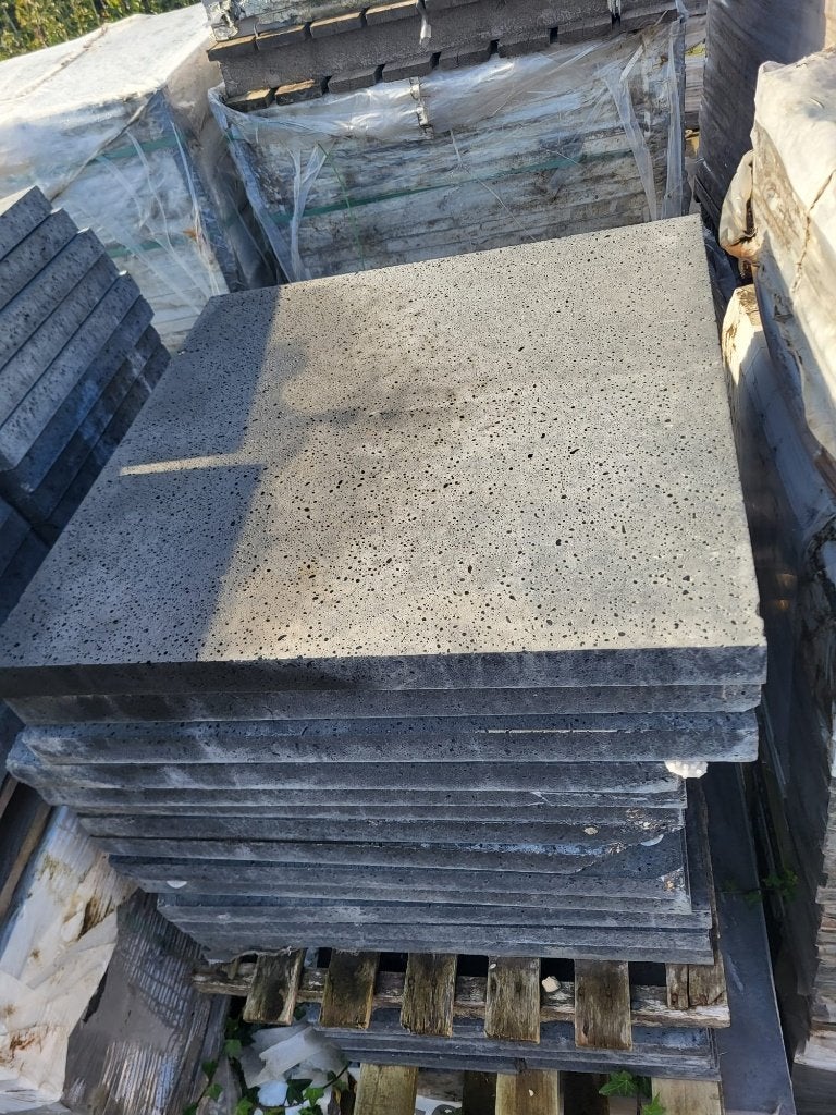 44 st zo goed als nieuw oud hollandse tegels carbon beton, Tuin en Terras, Ophalen, Zo goed als nieuw, 10 m² of meer, Beton
