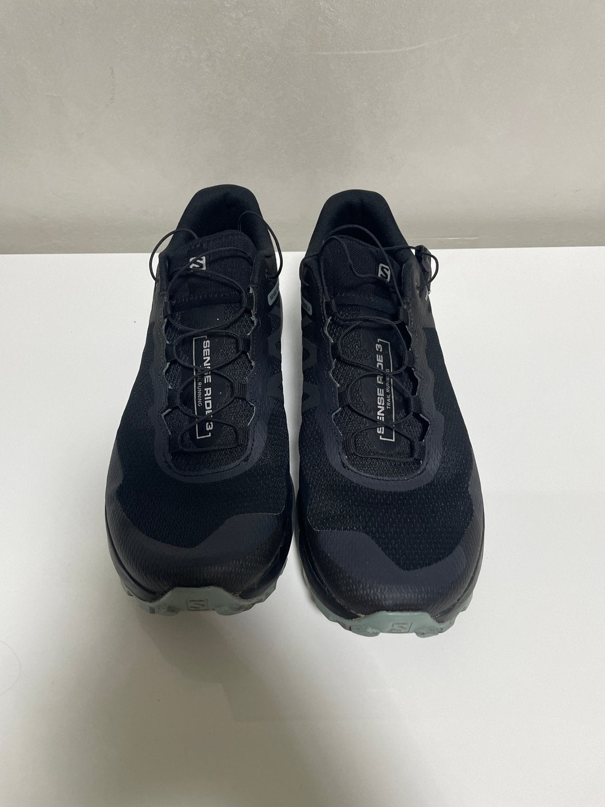 Salomon Sense Ride 3 Hardloopschoenen Zwart Maat 45 1/3, Overige merken, Gebruikt, Hardloopschoenen, Ophalen of Verzenden