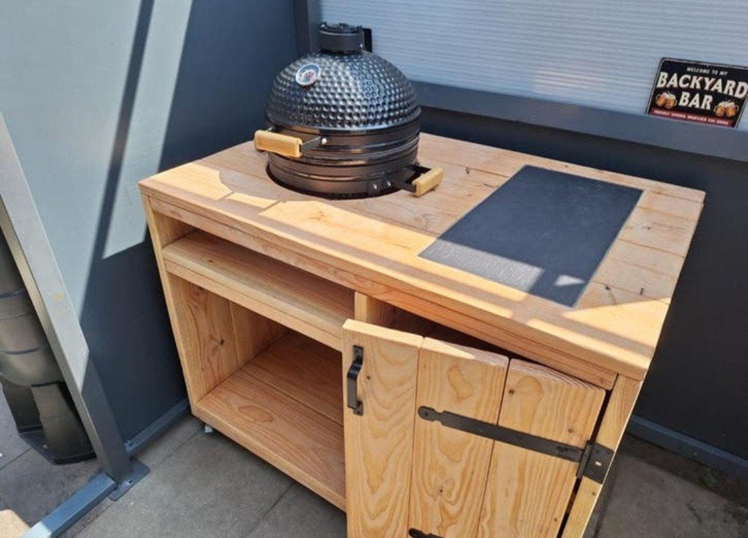 Douglas buitenkeuken Green Basterd Kamado kitchen brother, Tuin en Terras, Buitenkeukens, Ophalen of Verzenden