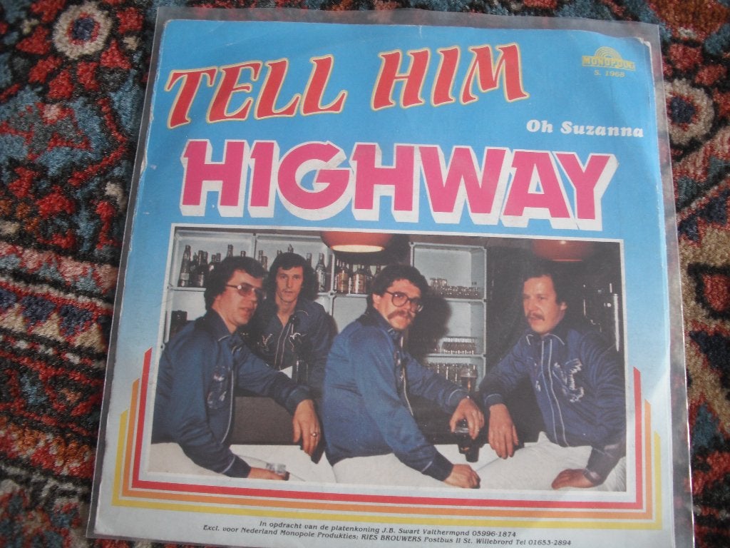 Highway - Tell Him, Ophalen of Verzenden, Zo goed als nieuw, 12 inch, Levenslied of Smartlap