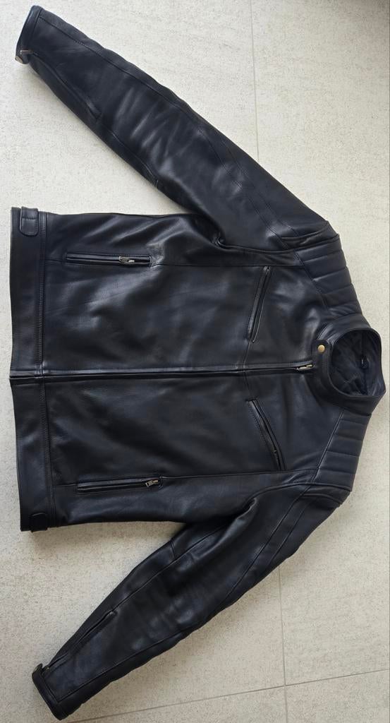 Lederen motorjas met BMW logo, Motoren, Kleding | Motorkleding, Ophalen of Verzenden, Tweedehands, Jas | leer