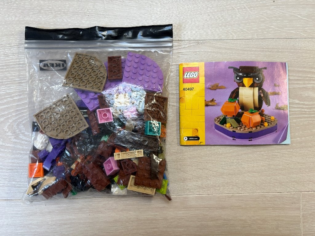 LEGO 40497 - Halloweenuil, Lego, Compleet, Ophalen of Verzenden, Zo goed als nieuw