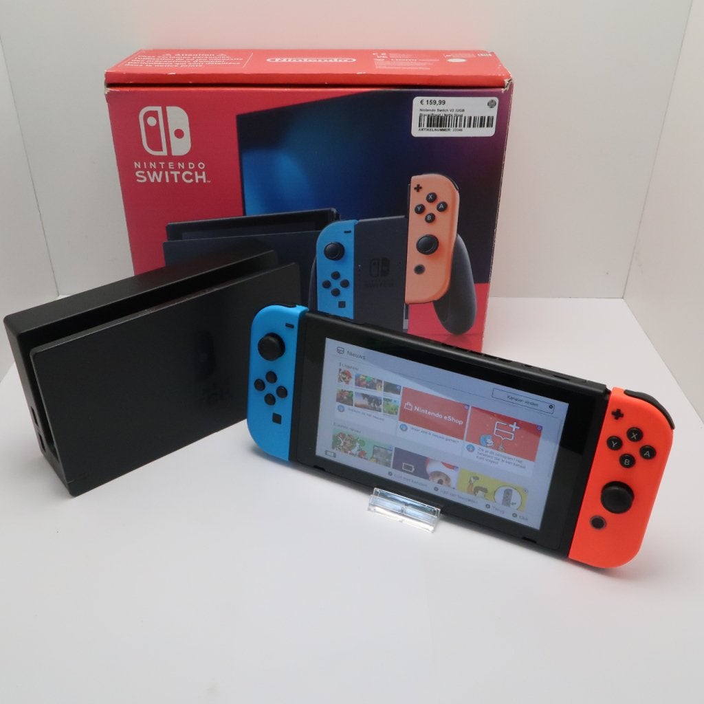 Nintendo Switch 32GB Blauw/Rood | in Nette Staat, Spelcomputers en Games, Spelcomputers | Nintendo Switch, Nintendo, Zo goed als nieuw
