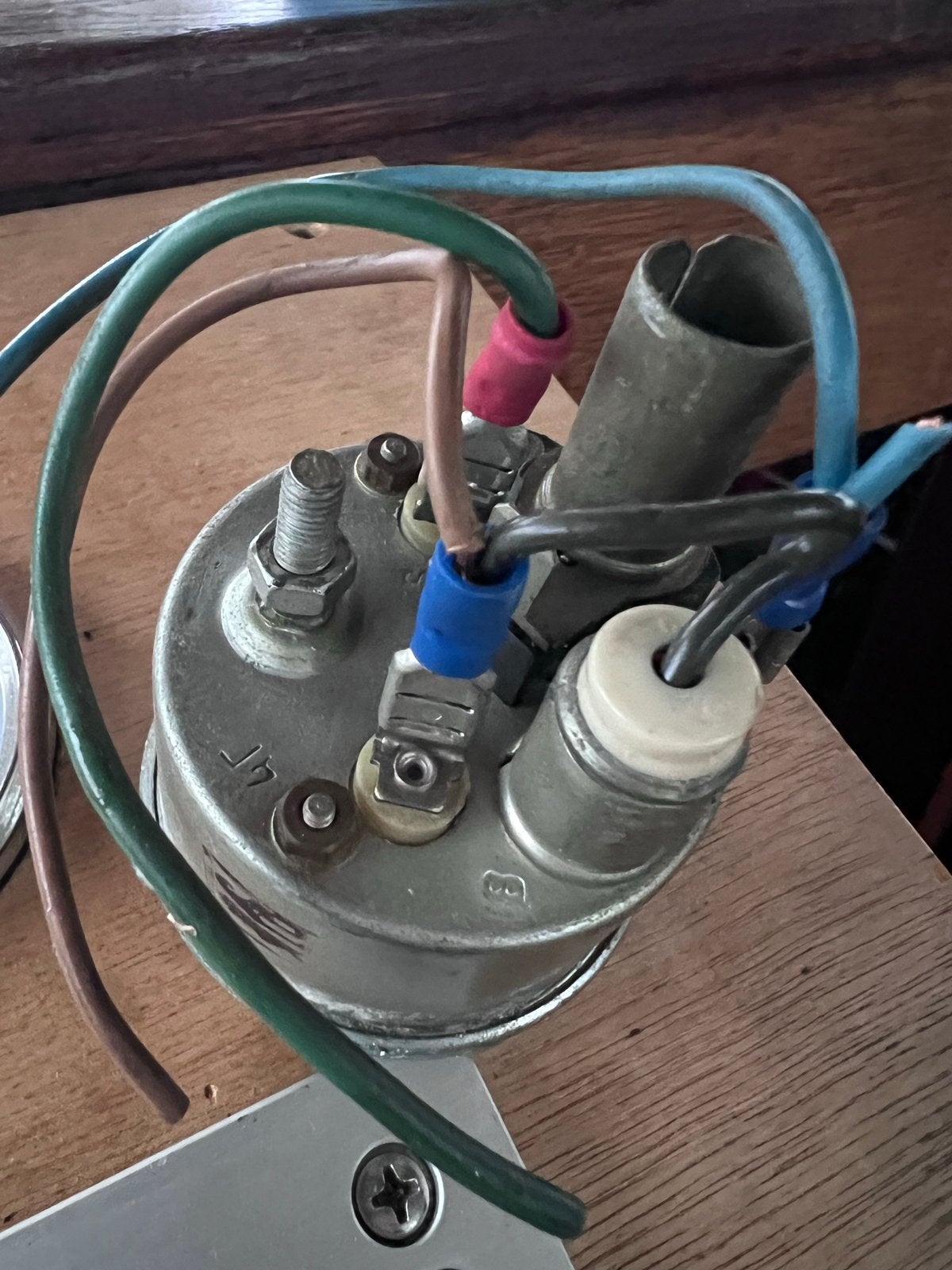 Vintage brandstofmeter (БЕНЗИН) - Oldtimer onderdelen, Ophalen, Gebruikt, Oldtimer onderdelen