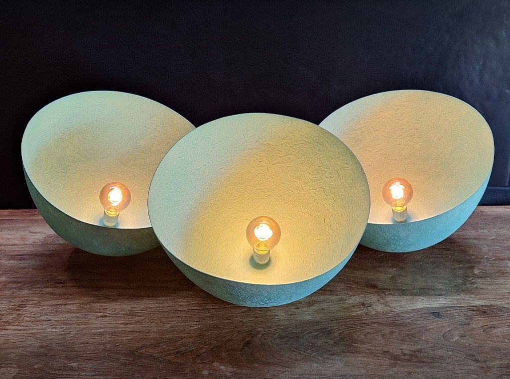3st IN-ES.Artdesign H2o lampen hang-lamp Nebula aqua-blauw, Ophalen, Zo goed als nieuw, Overige materialen, Modern design