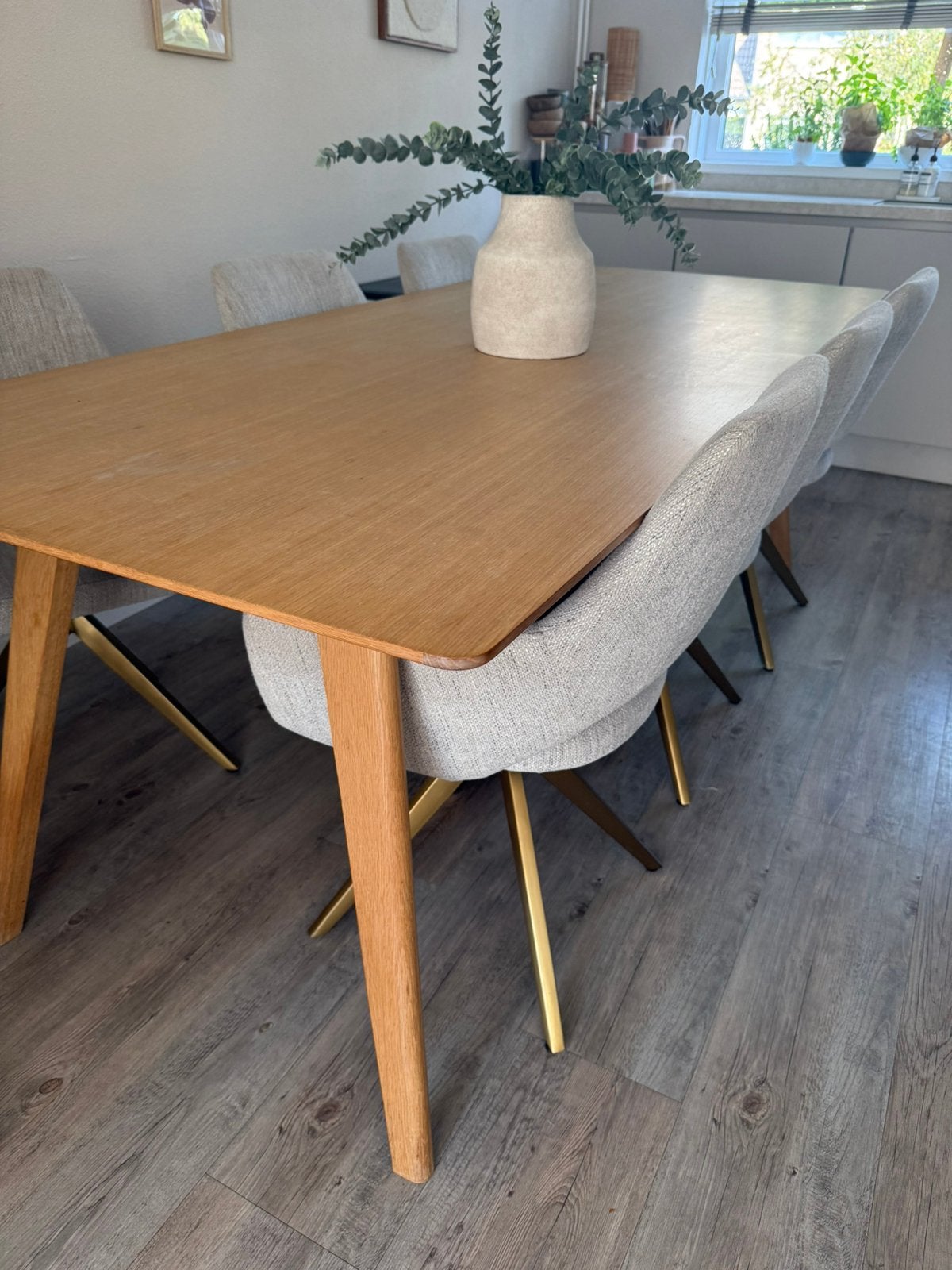 Loods 5 Eettafel, Ophalen, Gebruikt, 200 cm of meer, 50 tot 100 cm