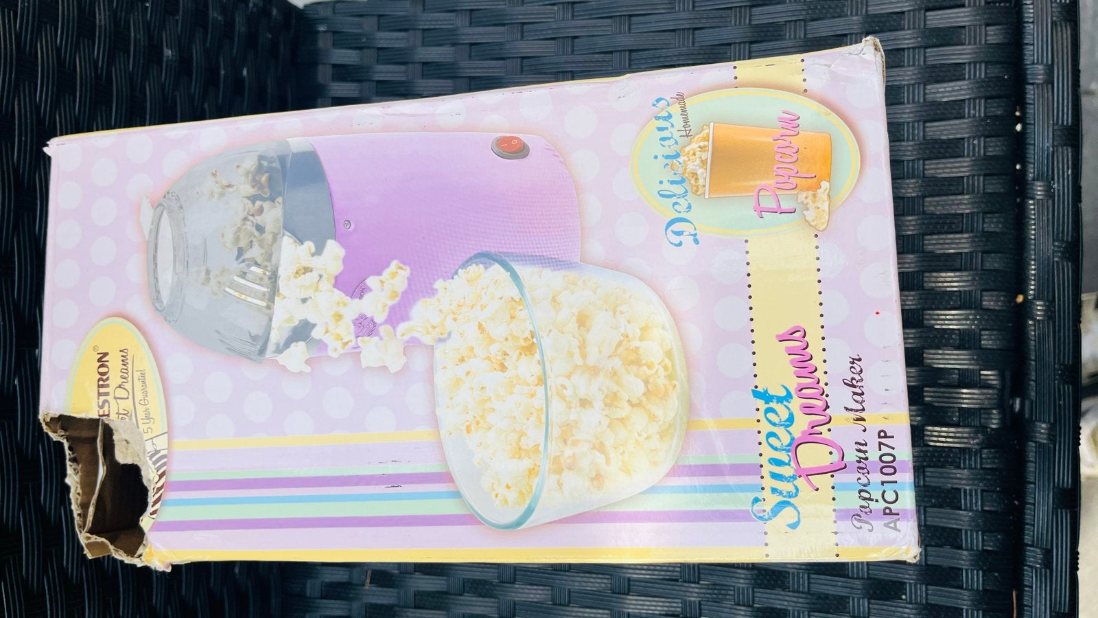 Bestron Sweet Dreams Popcornmachine APC1007P, Ophalen of Verzenden, Nieuw