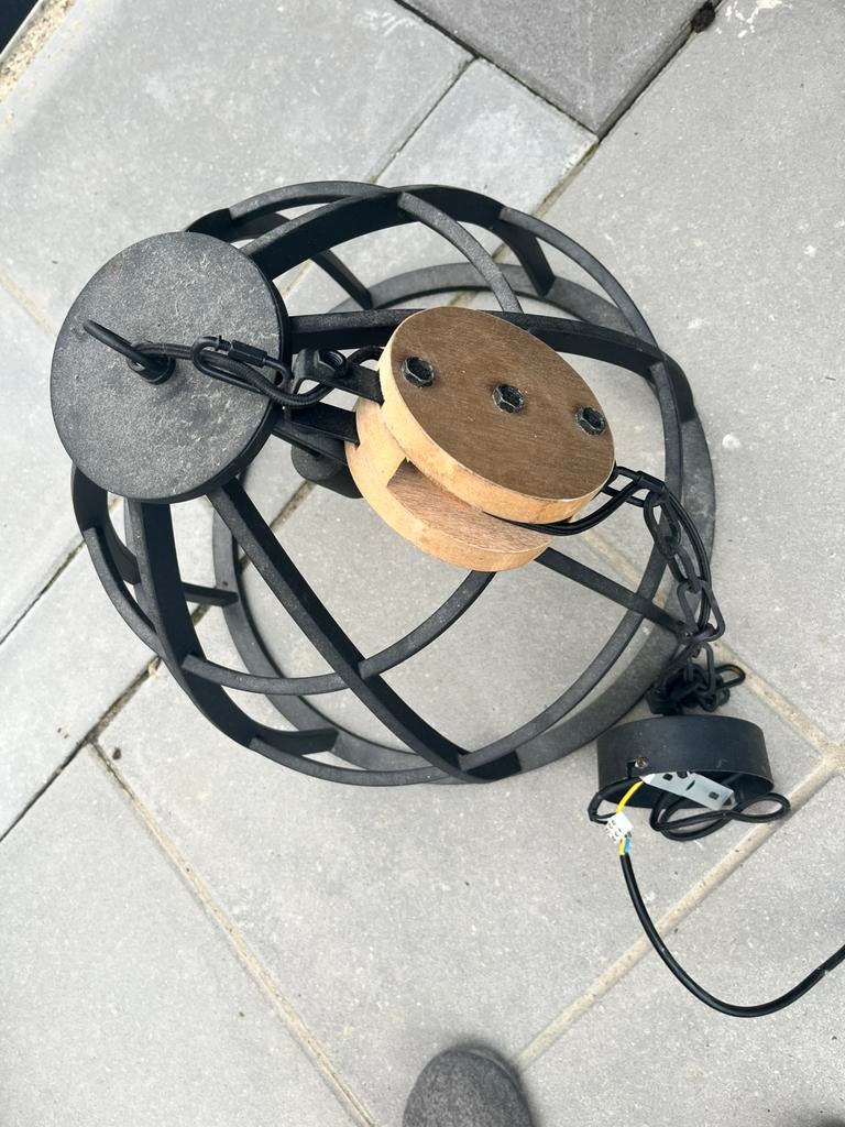 Mooie zware hanglamp buiten/binnen, Ophalen, Staande lamp, 50 tot 250 watt, IJzer