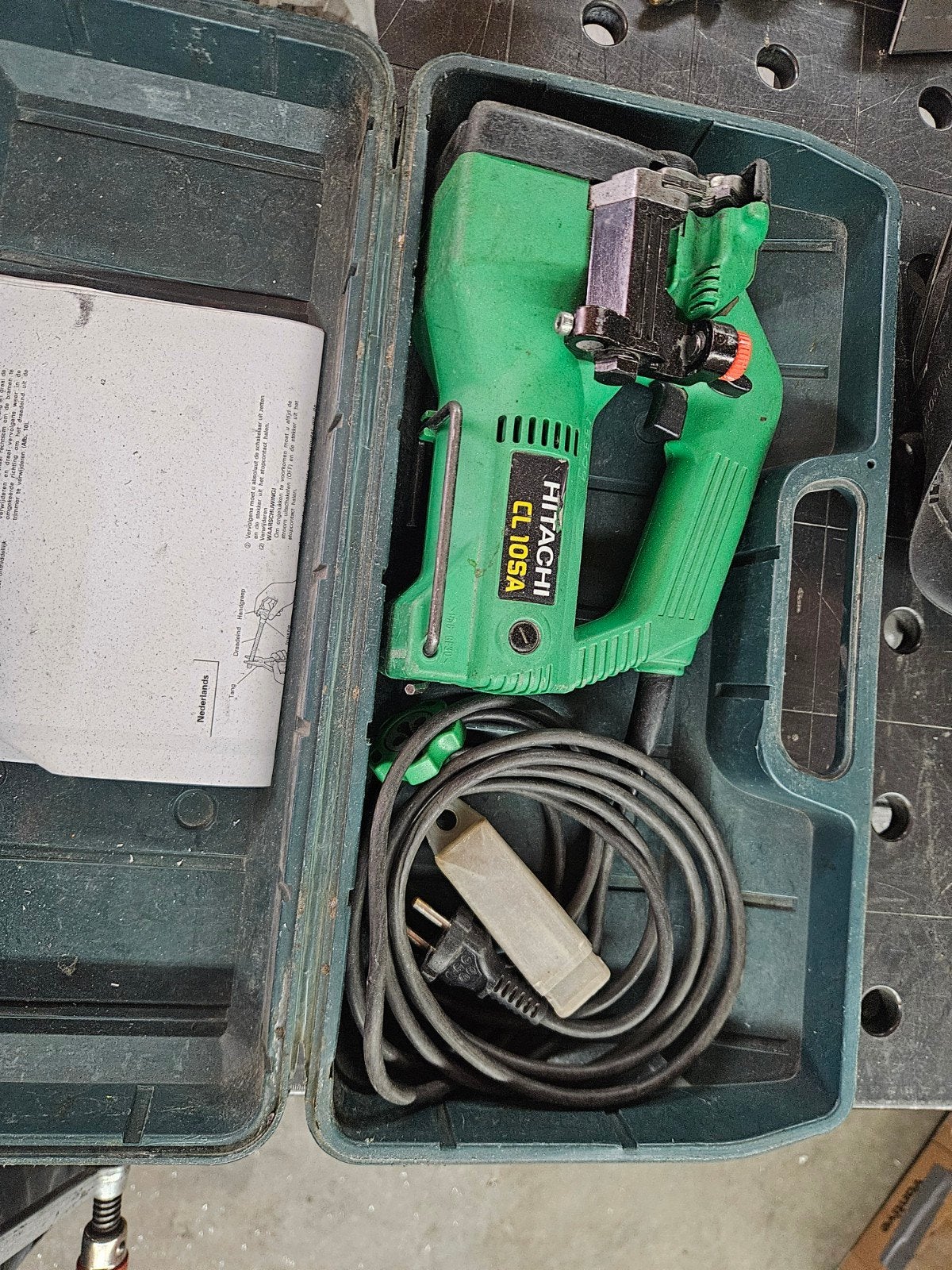 Hitachi hikoki CL 10SA Reciprozaag in koffer, Ophalen of Verzenden, Gebruikt