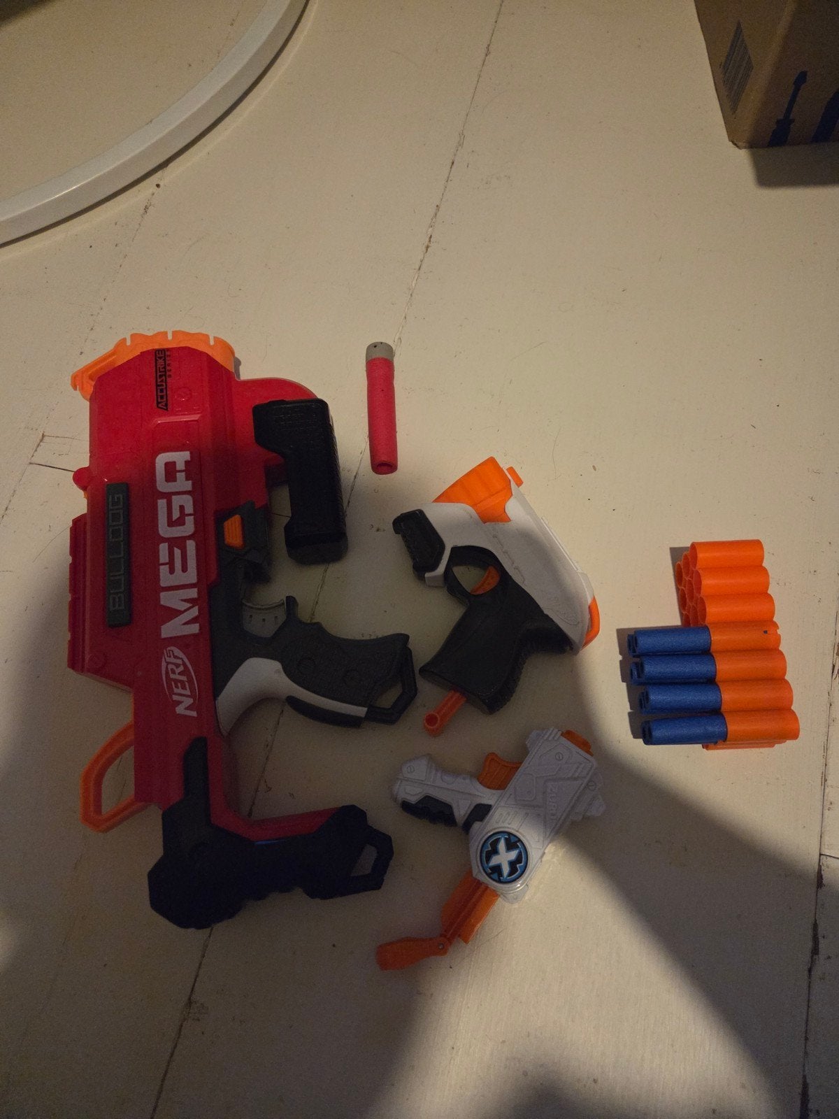 Nerf Mega Bulldog, Nerf Micro Shots en X-Shot set, Kinderen en Baby's, Speelgoed | Actiefiguren, Ophalen