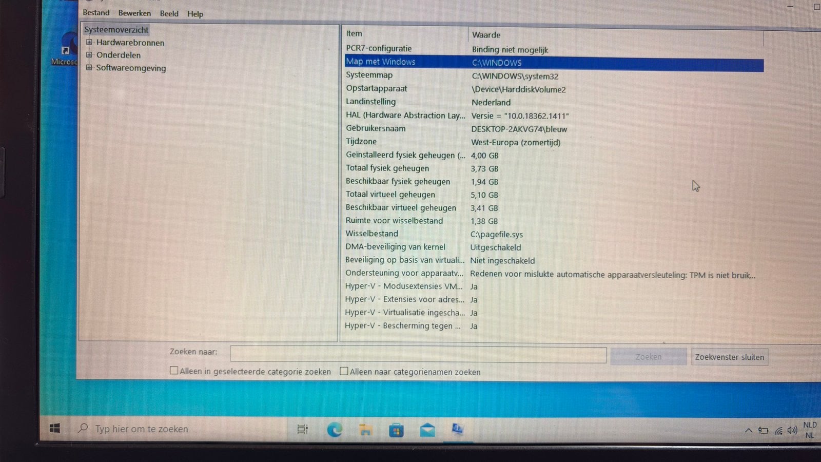 Acer Aspire E1-572G Laptop – Werkt, maar alleen op netstroom, Computers en Software, Windows Laptops, Gebruikt, 2 tot 3 Ghz, Ophalen of Verzenden