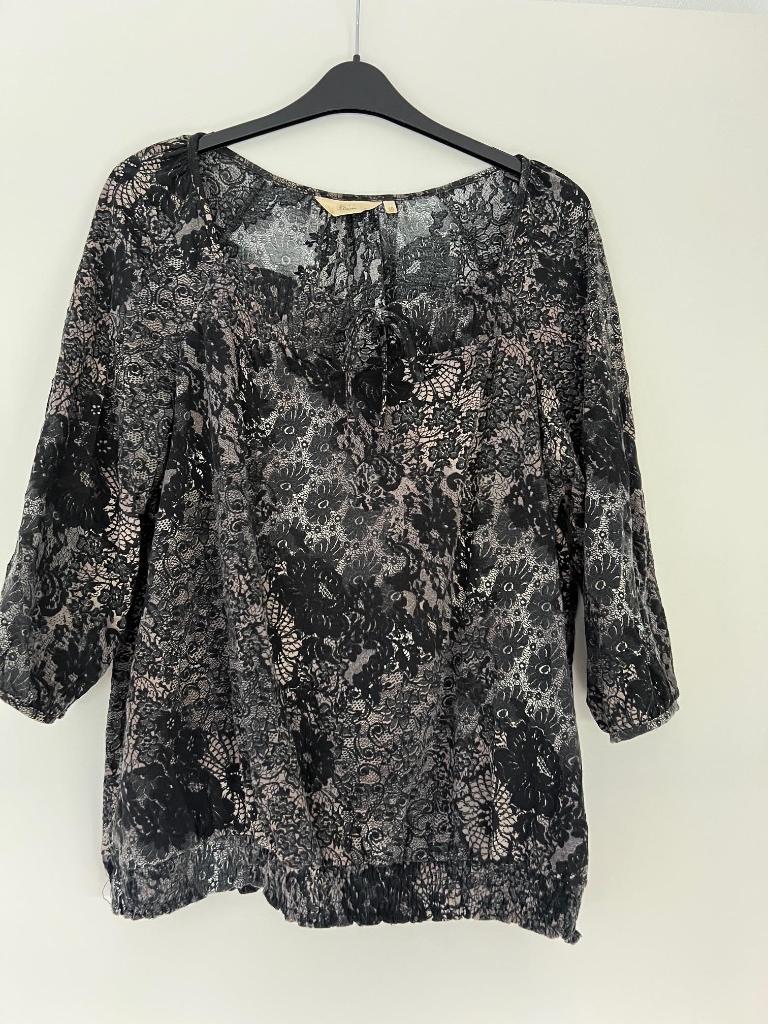 Dames top, Kleding | Dames, Ophalen, Zwart, Maat 46/48 (XL) of groter, Lange mouw