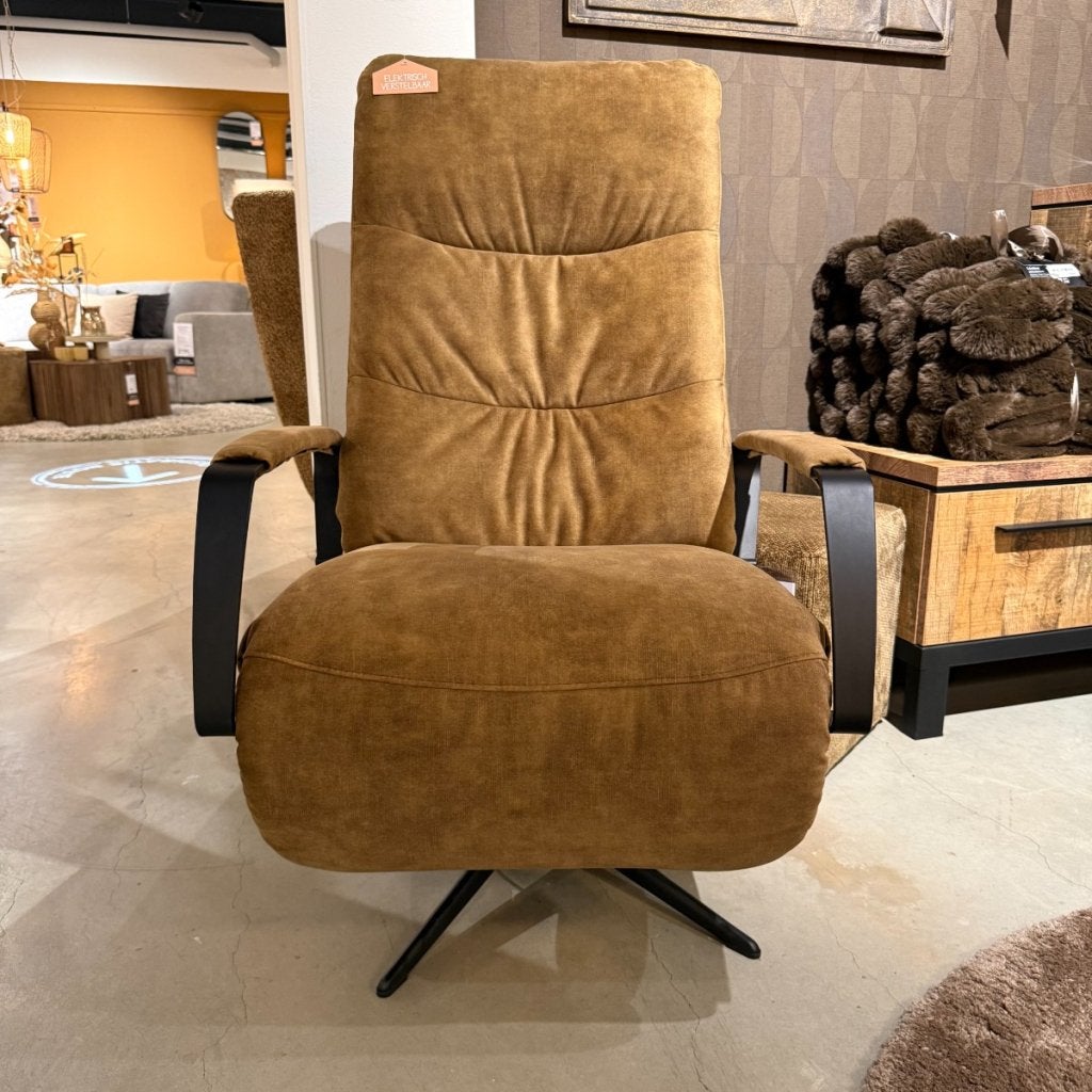 Relaxfauteuil Vicio - Stof Geel - Pronto Wonen, Huis en Inrichting, Niet ingevuld, Niet ingevuld, Niet ingevuld