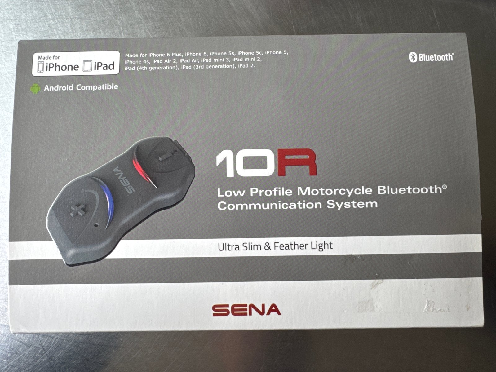 Sena 10R BT Communicatiesysteem - zgan, Motoren, Ophalen of Verzenden, Zo goed als nieuw