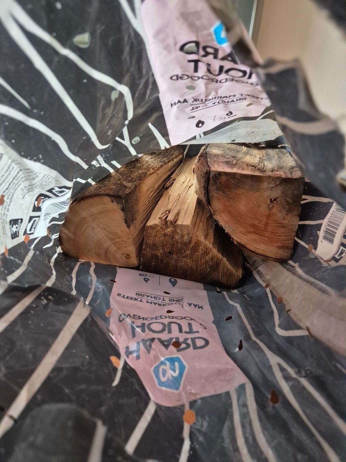 Houtblokken - Ovengedroogd brandhout (6 kg), Minder dan 3 m³, Ophalen of Verzenden, Overige houtsoorten, Blokken