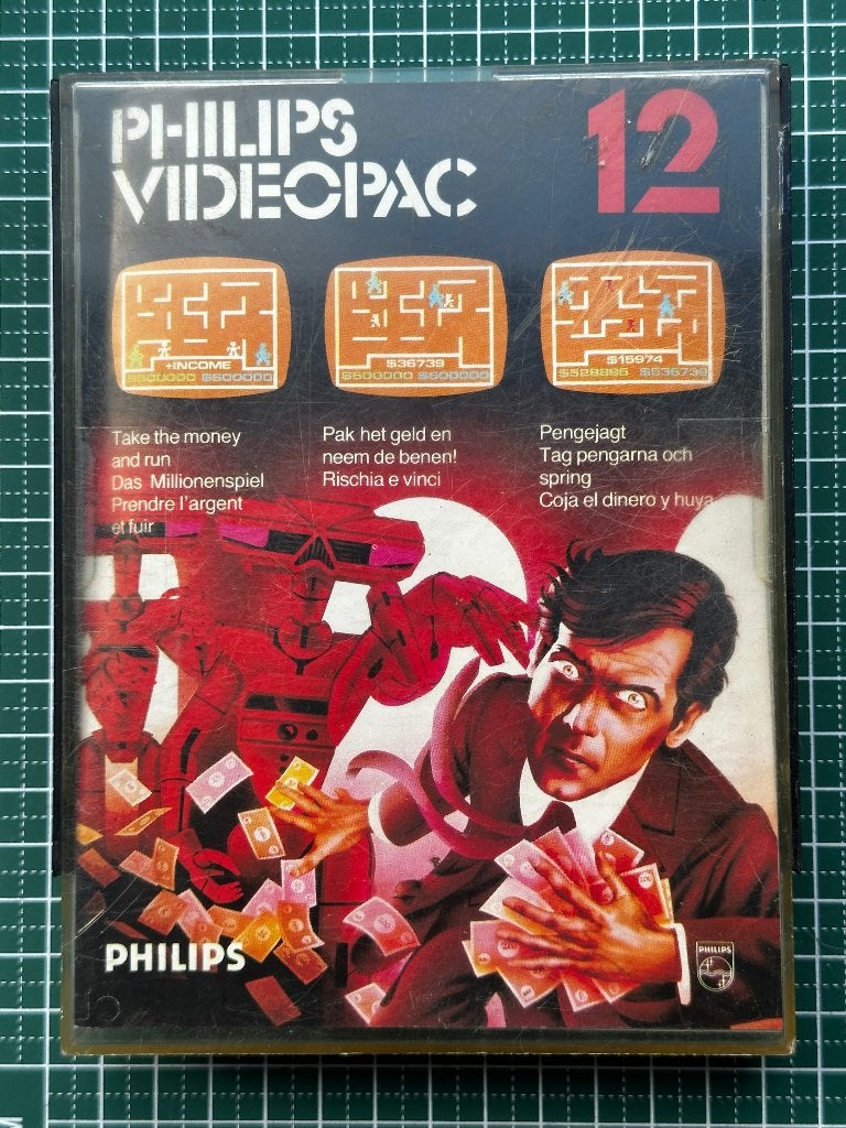Philips Videopac nr. 12 – Take the Money and Run, Computers en Software, Ophalen of Verzenden, Philips