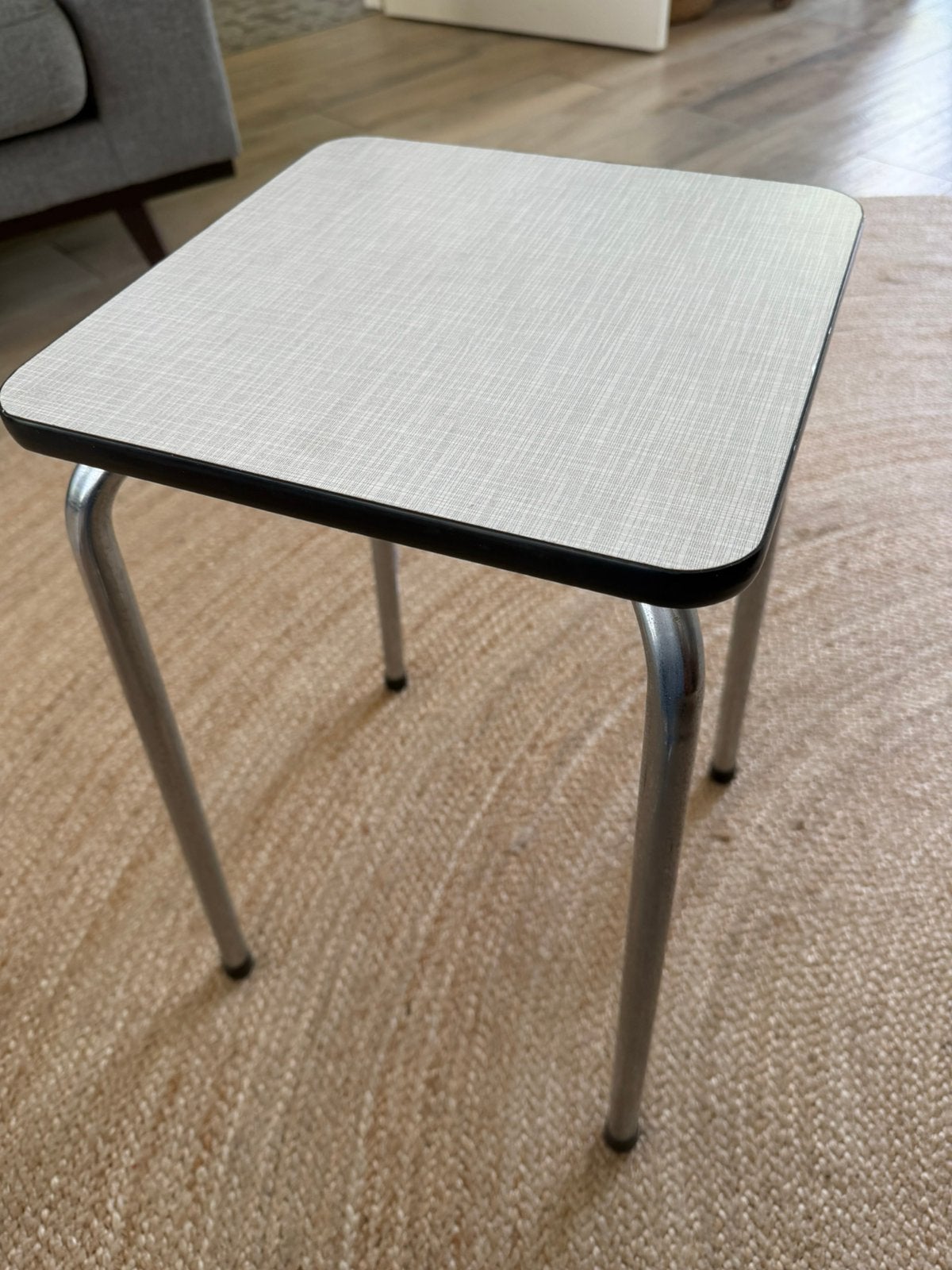 Vintage Formica krukje, Ophalen, Zo goed als nieuw, Overige materialen