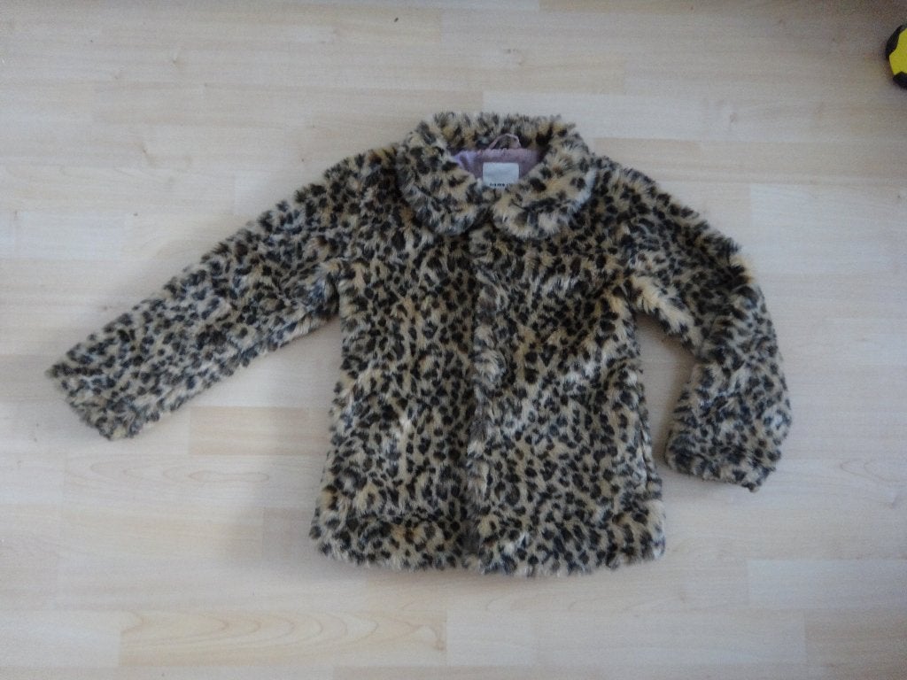 Panter jas Name It mt 128-134, Ophalen of Verzenden, Zo goed als nieuw, Meisje, Jas