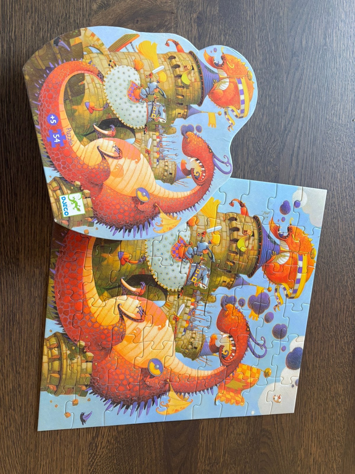 Djeco puzzel 54 stukjes, Kinderen en Baby's, Speelgoed | Kinderpuzzels, Ophalen of Verzenden, Meer dan 50 stukjes, Zo goed als nieuw