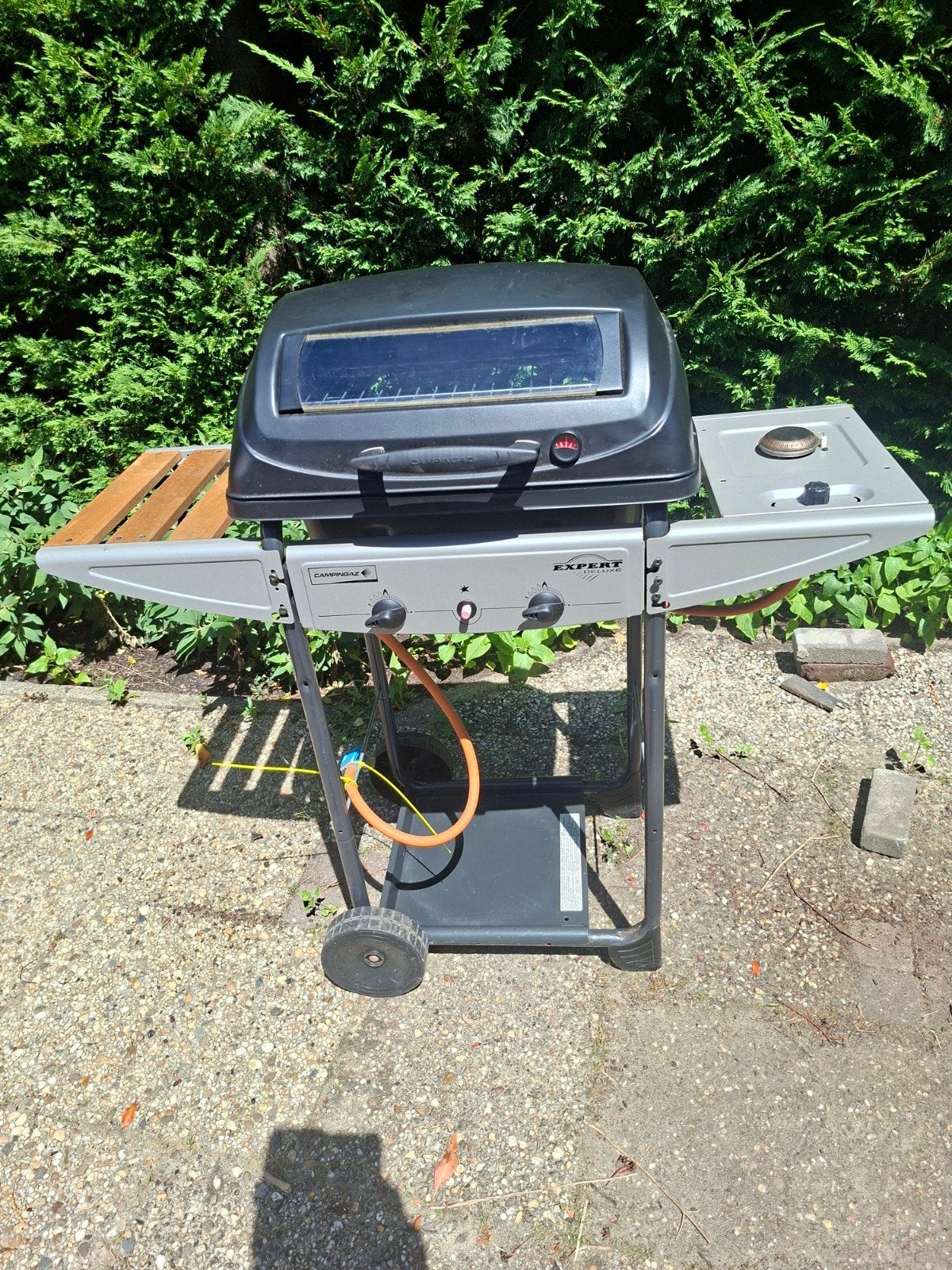 Campingaz Expert Deluxe gasbarbecue, Tuin en Terras, Gasbarbecues, Gebruikt, Ophalen