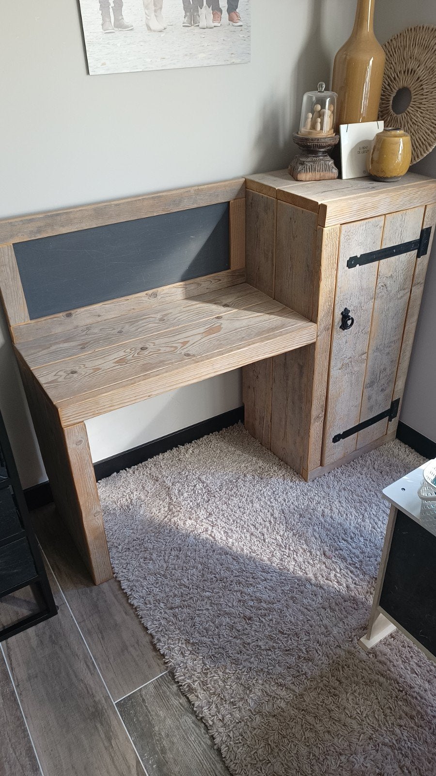 Steigerhouten speelgoed opberg-meubel, Huis en Inrichting, Ophalen, Opbergruimte, Gebruikt, Hout