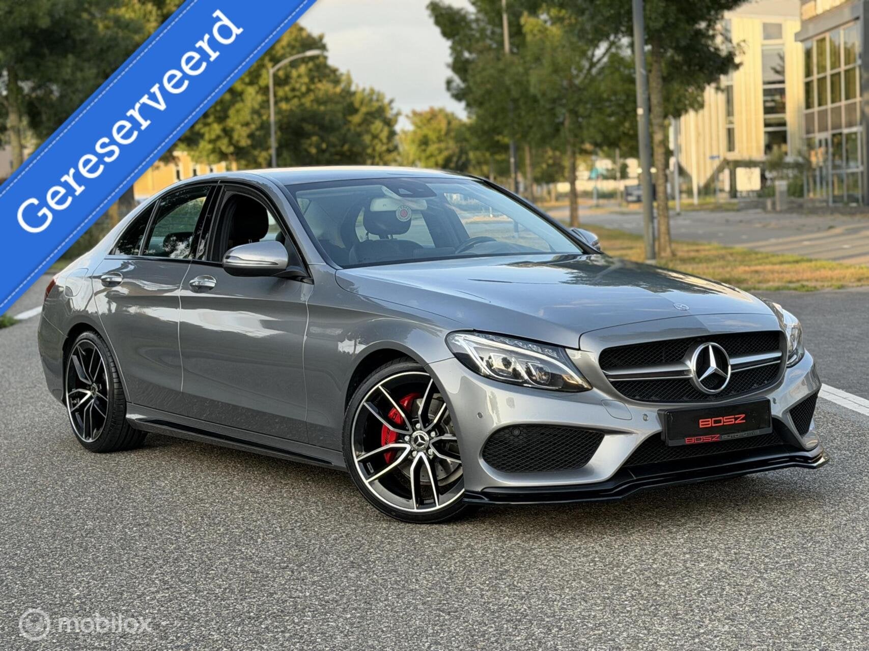 Mercedes C-klasse C200 AMG C43 LED CRUISE AMBIENT TREKHAAK, Auto's, Automaat, 1800 kg, Euro 6, 4 cilinders