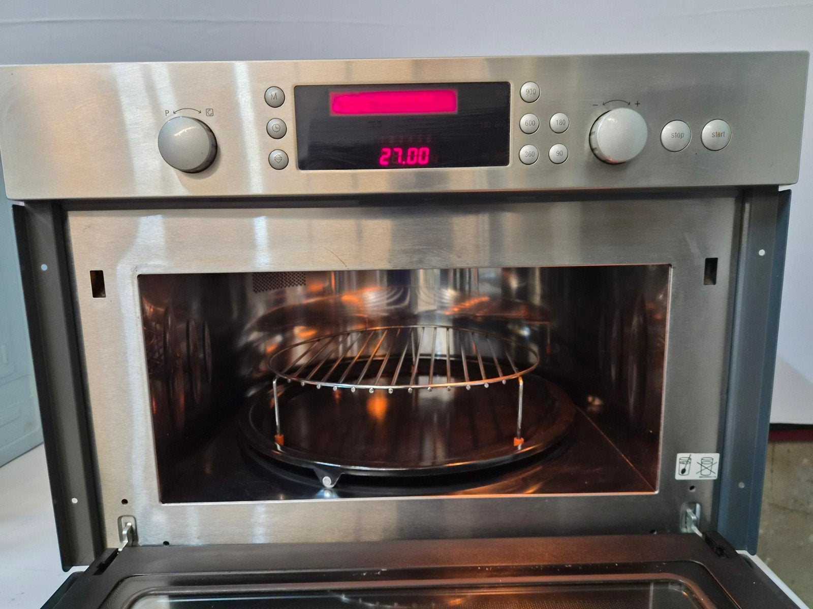 Bosch quantemspeed inbouw combi-oven/magnetron, Witgoed en Apparatuur, Magnetrons, Combimagnetron, Crisp, Refurbished, Ophalen of Verzenden