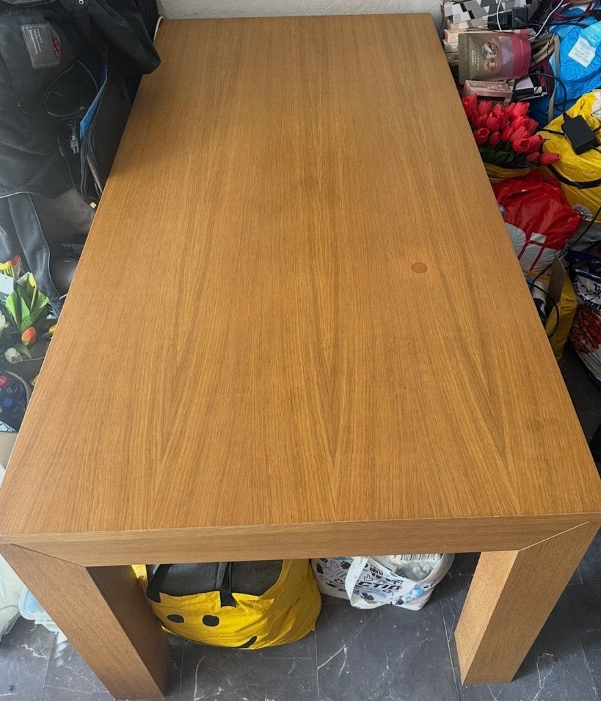 Eettafel (6 persoons), Huis en Inrichting, Tafels | Eettafels, Ophalen, Gebruikt, Rechthoekig, 50 tot 100 cm